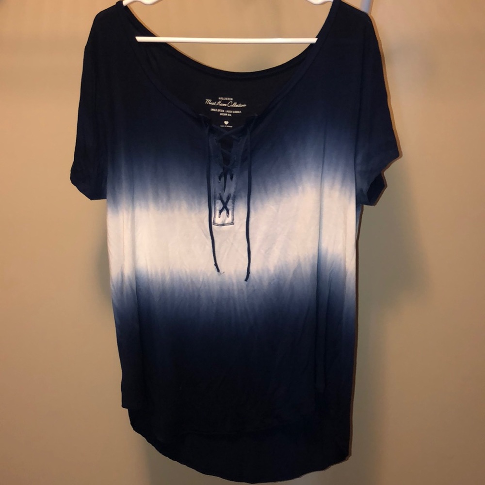 Ombré lowcut tee